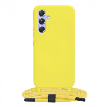 Husa telefon Samsung Galaxy A54 - Techsuit Crossbody Lanyard - Yellow