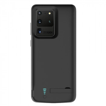 Husa telefon Samsung Galaxy S20 Ultra cu Baterie de 6000mAh - Techsuit Power Pro - Black - Img 3