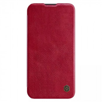 Husa telefon Samsung Galaxy S23 Plus - Nillkin QIN Leather Pro Case - Red - Img 2