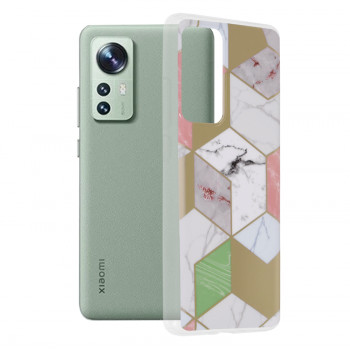 Husa telefon Xiaomi 12 / 12X - Techsuit Marble Series - Purple Hex