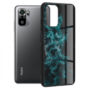 Husa telefon Xiaomi Redmi Note 10 4G / Note 10S / Poco M5s - Techsuit Glaze Series - Blue Nebula