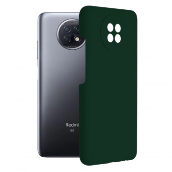 Husa telefon Xiaomi Redmi Note 9T 5G - Techsuit Soft Edge Silicone - Dark Green - Img 1
