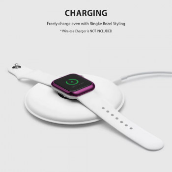 Rama pentru Apple Watch 4 / 5 / 6 / SE / SE 2 (44mm) - Ringke Bezel Styling - Violet - Img 4