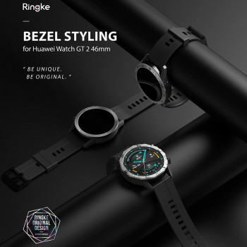 Rama pentru Huawei Watch GT 2 46mm - Ringke Bezel Styling - Stainless Silver - Img 2