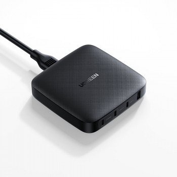 Statie de Incarcare 3 X Type-C, USB 100W - Ugreen (70870) - Black - Img 3