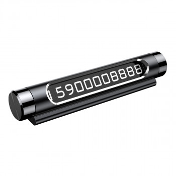 Suport Numar Auto Bord - Baseus Temporary Parking (ACNUM-01) - Black - Img 1
