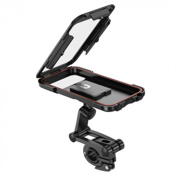 Suport pentru Bicicleta, Smartphone-uri 4.5 - 7 inch, IPX4 - Hoco Rider (CA101) - Black - Img 2