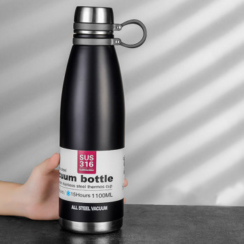 Termos pentru Ceai cu Infuzor din Otel Inoxidabil, 650ml - Techsuit (THM3) - Yellow - Img 3