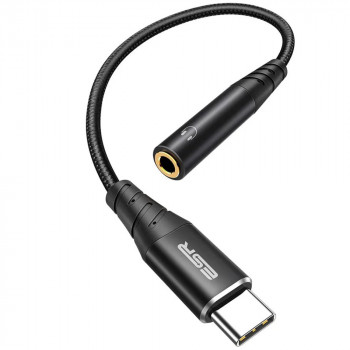 Adaptor Type-C la Jack - ESR - Black - Img 4