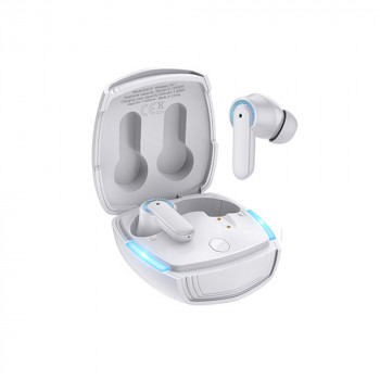 Casti Gaming Wireless Noise Cancelling - Hoco Magic Flow (EW13) - Gray - Img 4