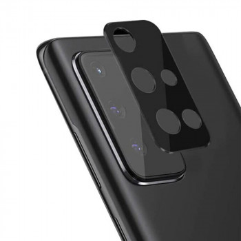 Folie Camera pentru Samsung Galaxy A71 4G - Mocolo Silk HD PRO Camera Glass - Black - Img 1