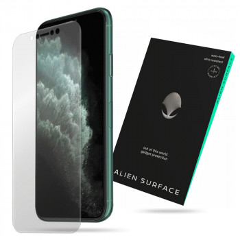Folie protectie telefon iPhone 11 Pro - Alien Surface Screen Case Friendly - Transparent