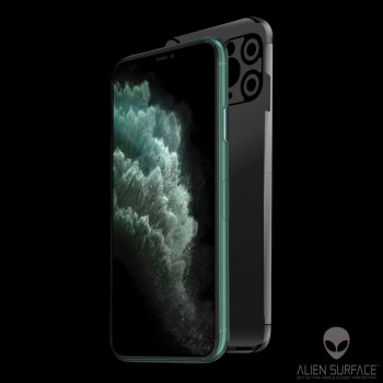 Folie protectie telefon iPhone 11 Pro Max - Alien Surface Screen+Edges+Back - Transparent - Img 3