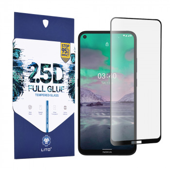 Folie protectie telefon Nokia 3.4 / 5.4 - Lito 2.5D FullGlue Glass - Black