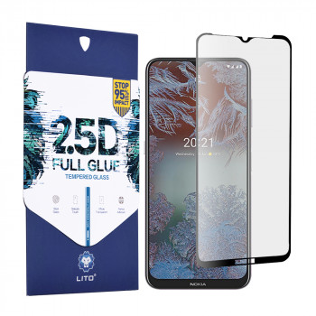 Folie protectie telefon Nokia G10 / G20 - Lito 2.5D FullGlue Glass - Black - Img 1