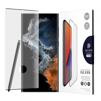 Folie protectie telefon Samsung Galaxy S22 Ultra 5G - Dux Ducis Tempered Glass - Black