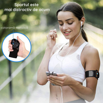 Husa brat alergare universala telefon - Supcase Armband - Negru - Img 2