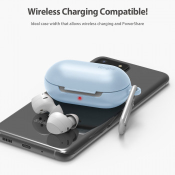 Husa pentru Samsung Galaxy Buds + / Buds - Ringke - Sky Blue - Img 3