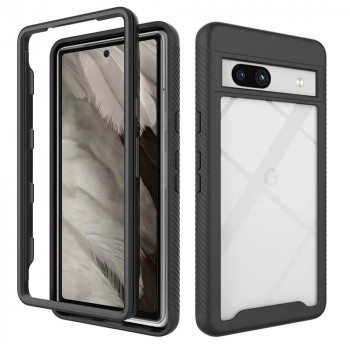 Husa telefon Google Pixel 7a + Folie - Techsuit Defense360 Pro - Black