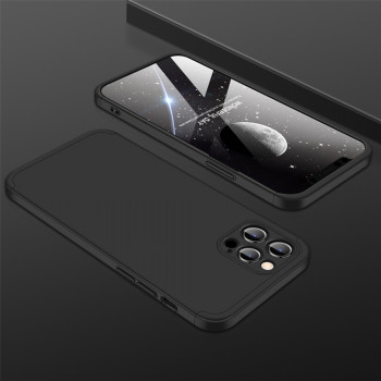 Husa telefon Iphone 12 Pro + Folie - GKK 360 - Black - Img 3