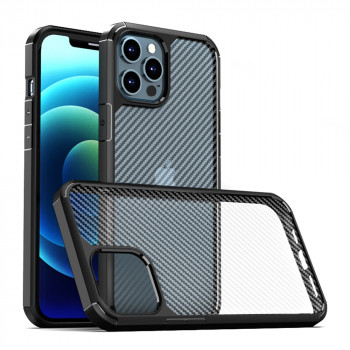 Husa telefon iPhone 12 Pro Max - Techsuit Carbon Fuse - Black