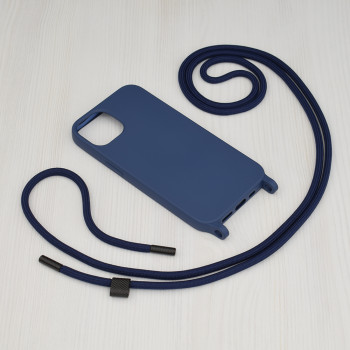 Husa telefon iPhone 13 - Techsuit Crossbody Lanyard - Blue - Img 2