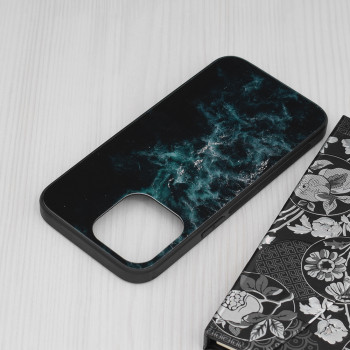 Husa telefon iPhone 14 Pro Max - Techsuit Glaze Series - Blue Nebula - Img 4