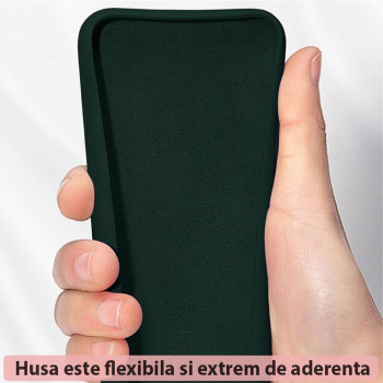 Husa telefon iPhone 15 Pro - Techsuit Soft Edge Silicone - Dark Green - Img 3