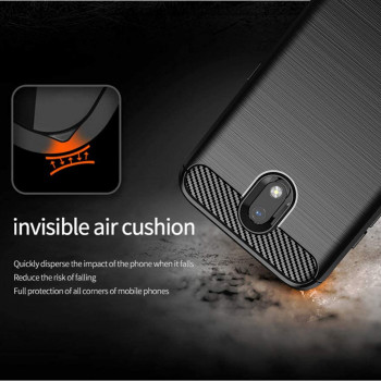 Husa telefon Nokia 1.3 - Techsuit Carbon Silicone - Black - Img 2