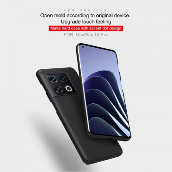 Husa telefon OnePlus 10 Pro - Nillkin Super Frosted Shield - Black - Img 2
