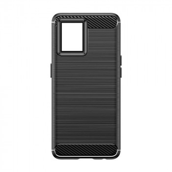 Husa telefon Oppo Reno7 4G - Techsuit Carbon Silicone - Black - Img 3