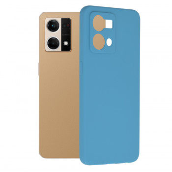 Husa telefon Oppo Reno7 4G - Techsuit Soft Edge Silicone - Denim Blue