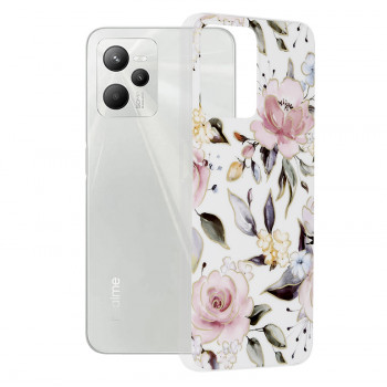 Husa telefon Realme C35 / Narzo 50A Prime - Techsuit Marble Series - Chloe White
