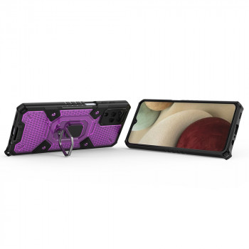 Husa telefon Samsung Galaxy A12 / A12 Nacho - Techsuit Honeycomb Armor - Rose-Violet - Img 2