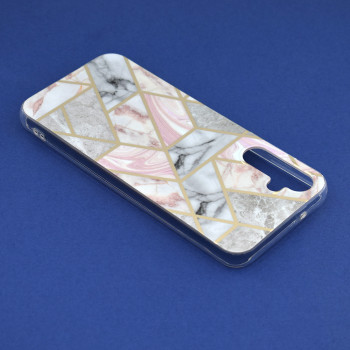 Husa telefon Samsung Galaxy A14 4G / A14 5G - Techsuit Marble Series - Pink Hex - Img 3