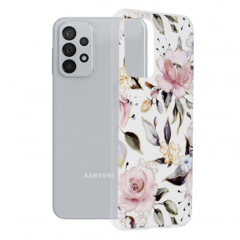 Husa telefon Samsung Galaxy A23 / A23 5G - Techsuit Marble Series - Chloe White