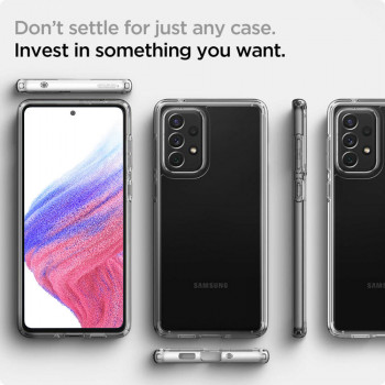 Husa telefon Samsung Galaxy A53 5G - Spigen Ultra Hybrid - Crystal Clear - Img 2
