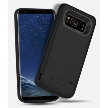 Husa telefon Samsung Galaxy S8 Plus cu Baterie de 6500mAh - Techsuit Power Pro - Black - Img 3