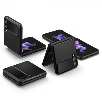 Husa telefon Samsung Galaxy Z Flip3 5G - Spigen Air Skin - Black - Img 3