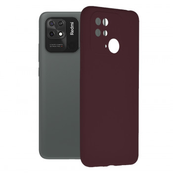 Husa telefon Xiaomi Redmi 10C - Techsuit Soft Edge Silicone - Plum Violet - Img 1