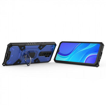 Husa telefon Xiaomi Redmi 9 - Techsuit Honeycomb Armor - Blue - Img 2