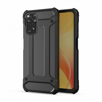 Husa telefon Xiaomi Redmi Note 11 / 11S Techsuit Hybrid Armor - Black - Img 1