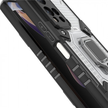 Husa telefon Xiaomi Redmi Note 11 Pro+ 5G - Techsuit Honeycomb Armor - Rose-Violet - Img 4