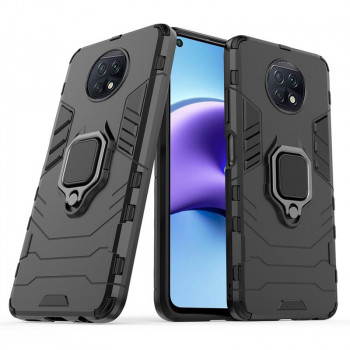 Husa telefon Xiaomi Redmi Note 9T 5G - Techsuit Silicone Shield - Black - Img 1