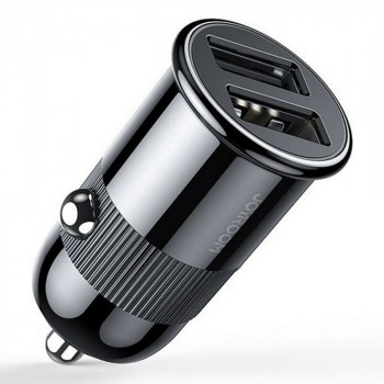 Incarcator Auto Dual USB, Fast Charging 3.1A, 15W - JoyRoom (C-A06) - Black - Img 1