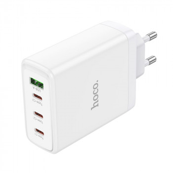 Incarcator pentru Priza USB, 3x Type-C, Fast Charging, 100W - Hoco Leader (N31) - White - Img 2