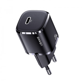Incarcator priza Type-C PD 20W, 3A - USAMS (T36) - Black - Img 1