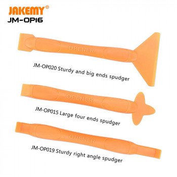 Kit Spudger 6in1 pentru Telefon - Jakemy Flexible Opening Tools (JM-OP16) - Orange - Img 4