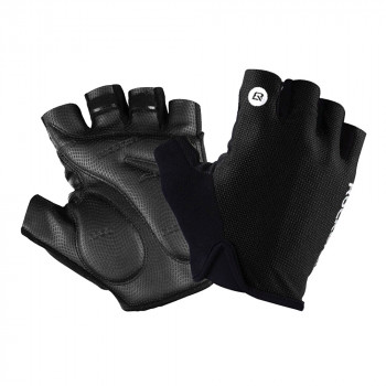 Manusi pentru Ciclism Marimea M - RockBros Half Finger Gloves (S106BK-M) - Black - Img 2
