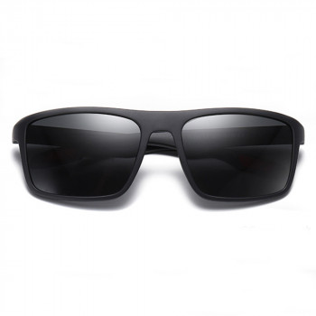 Ochelari de Soare - Techsuit Polarised TR90 (MM101) - Matte Black / Red - Img 4